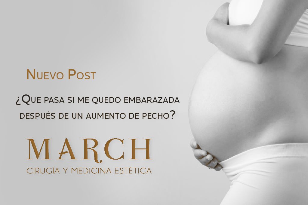 embarazada después de un aumento de pecho